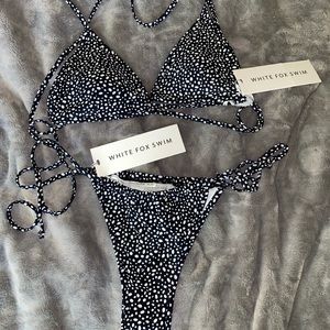 Brand New White Fox Bikini
